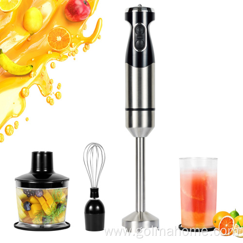 Multi-Speed and Turbo Mode 500W Handheld Food Mixer Stick Blender Set Immersion Hand Blender